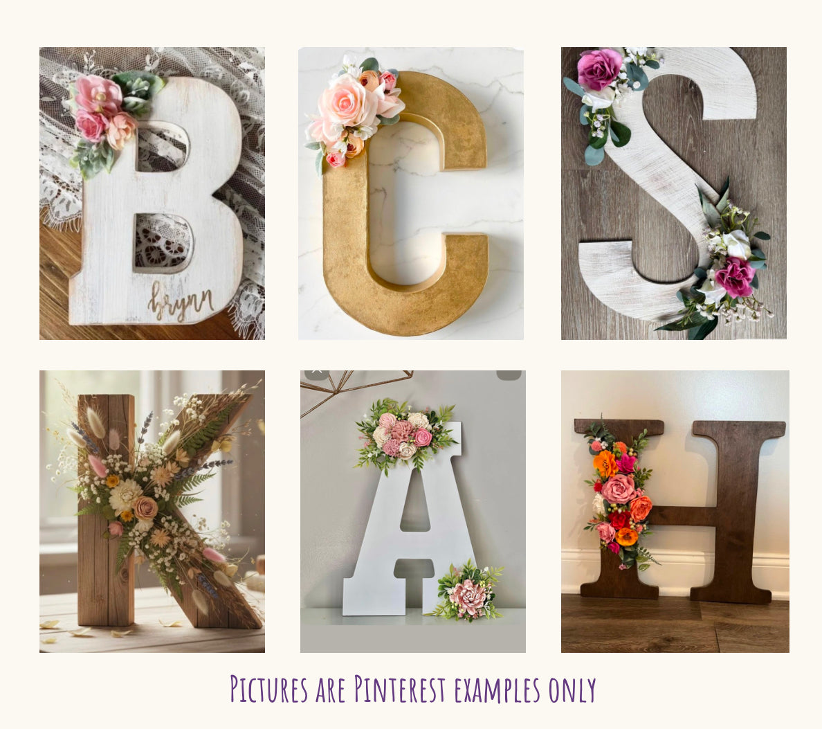 Floral Letter Workshop