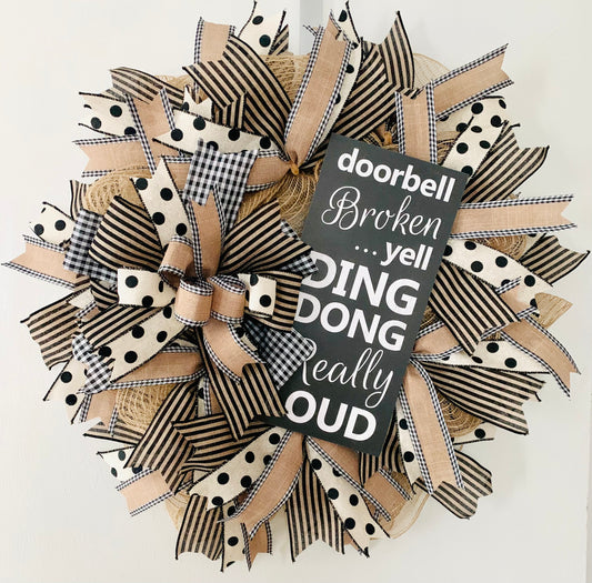 Ding Dong Pancake Wreath