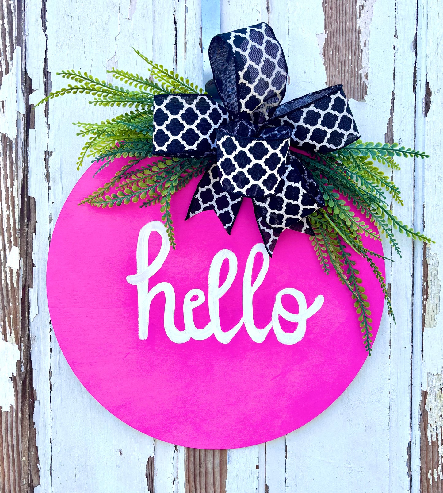 Hello Doorhanger (P/W)